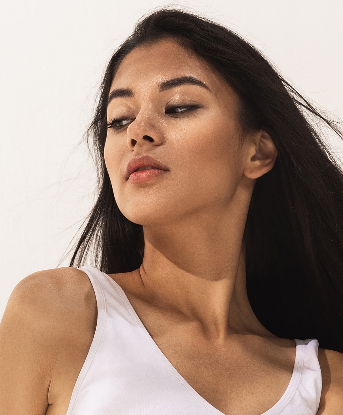 Medical professional performing treatment on a patient.