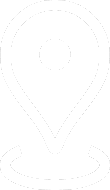 Location pin icon in white design.